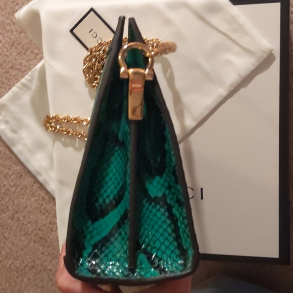SOLD GUCCI *Limited Edition* Snakeskin Ophidia Bag - Picture 9 of 16